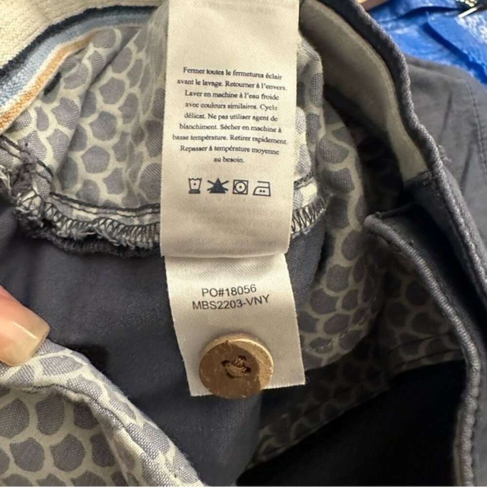 Faherty Island Life Shorts Men’s 32 Navy Blue 9” Inseam Casual Summer Classic - Picture 10 of 12